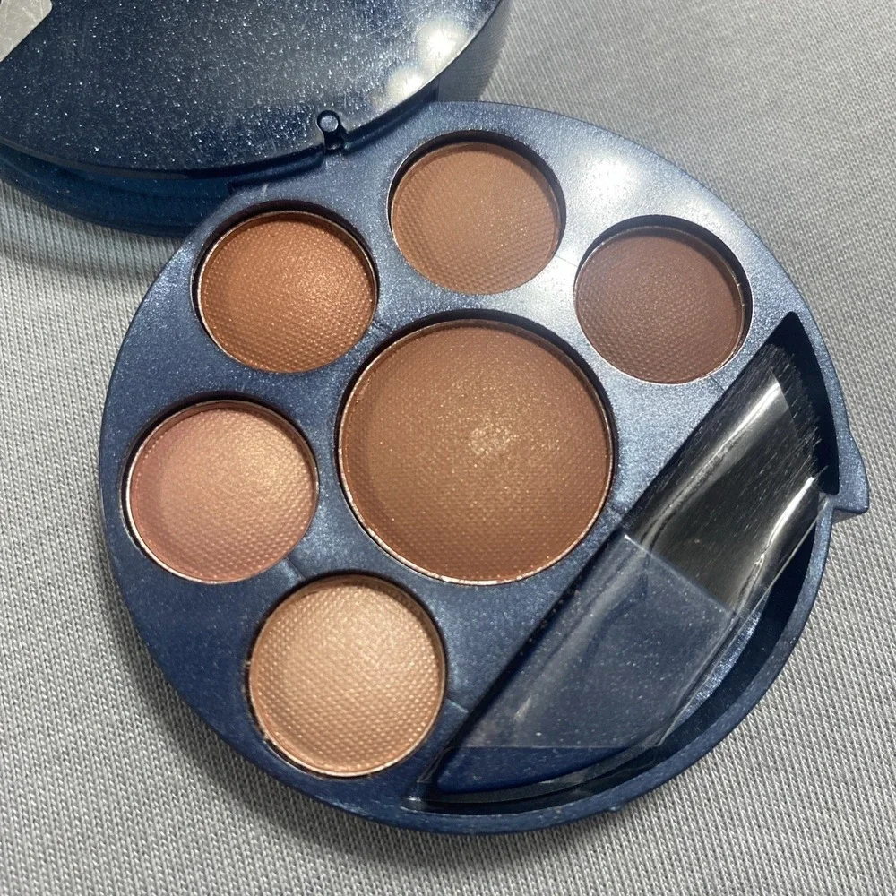 NEW AVON shimmer swirls face‎ powder blush highlighter - sun bronzed